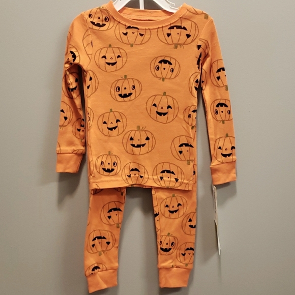 Carter's Other - Carter's NWT 2-piece Halloween Pajama Set with Smiling Pumpkins
